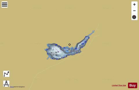 O Neill Lake depth contour Map - i-Boating App