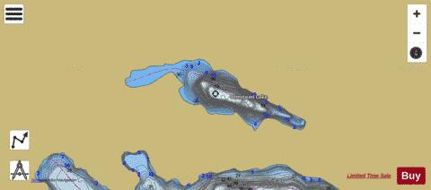 Olmstead Lake depth contour Map - i-Boating App