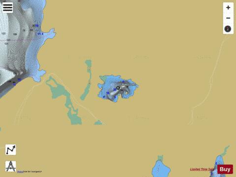 Roko Lake depth contour Map - i-Boating App