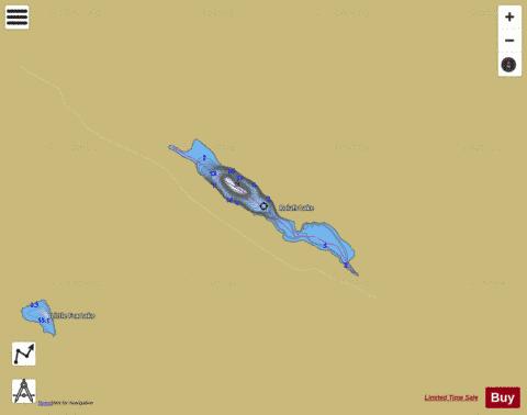 Rolufs Lake depth contour Map - i-Boating App