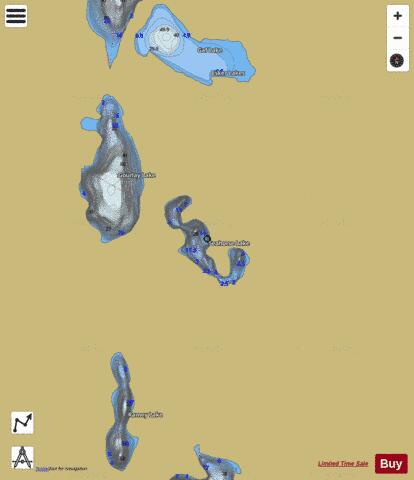 Seahorse Lake depth contour Map - i-Boating App