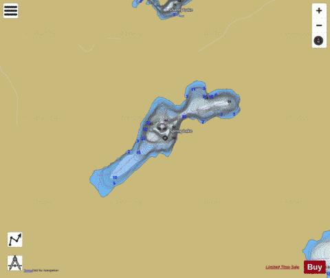Spring Lake depth contour Map - i-Boating App