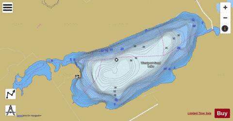 Westport Sand Lake depth contour Map - i-Boating App
