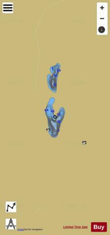 White River Lake depth contour Map - i-Boating App
