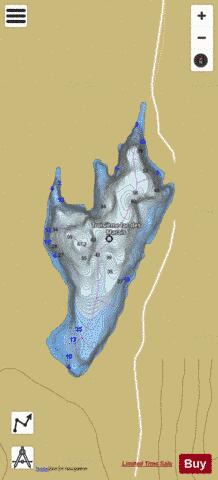 Troisième lac des Marais depth contour Map - i-Boating App