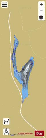 Barley Petit Lac depth contour Map - i-Boating App