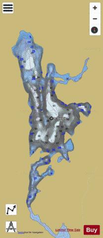 DARGIE depth contour Map - i-Boating App