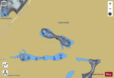 Demele Lac depth contour Map - i-Boating App