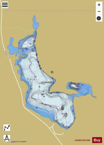 Deschenes Lac depth contour Map - i-Boating App