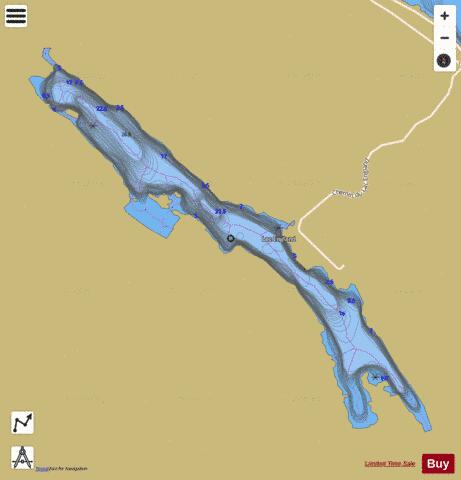 ENGLAND LAC depth contour Map - i-Boating App