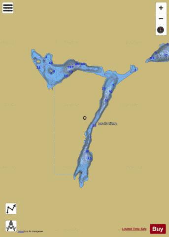 LIEVRE DU depth contour Map - i-Boating App