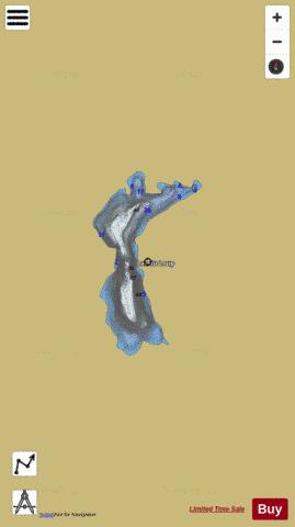 Loup Lac Du depth contour Map - i-Boating App