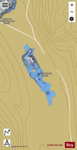 Marais Premier Lac Des depth contour Map - i-Boating App