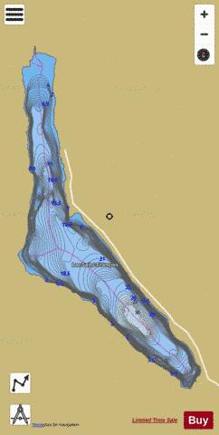 Saint Francois Lac depth contour Map - i-Boating App