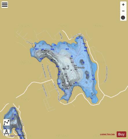 Connelly, Lac depth contour Map - i-Boating App