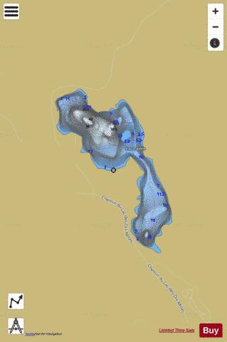 Lajoie, Lac depth contour Map - i-Boating App