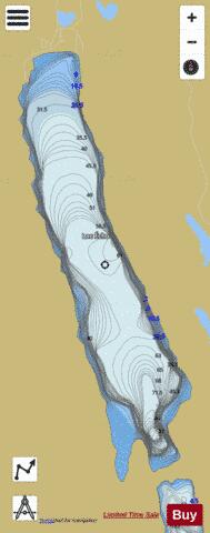Echo, Lac depth contour Map - i-Boating App