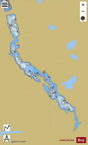Ecluse, Lac de l' depth contour Map - i-Boating App