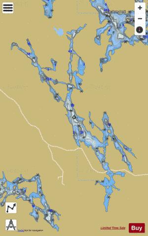 Antostagan, Lac depth contour Map - i-Boating App