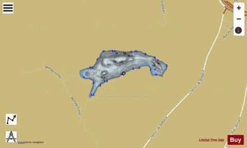 Fortier, Lac depth contour Map - i-Boating App