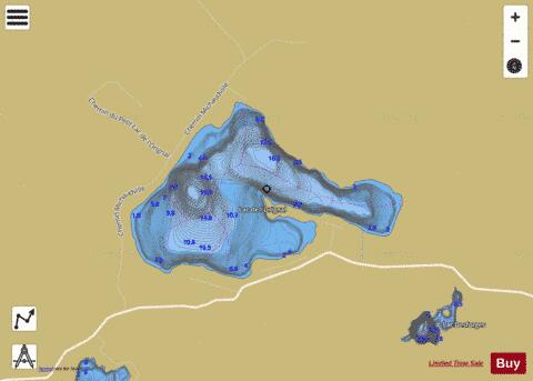 Orignal, Lac de l' depth contour Map - i-Boating App