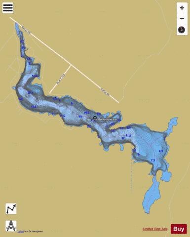 Boissonneault, Lac depth contour Map - i-Boating App