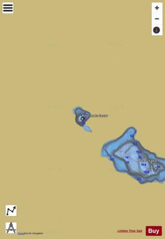 Castor, Petit lac du depth contour Map - i-Boating App