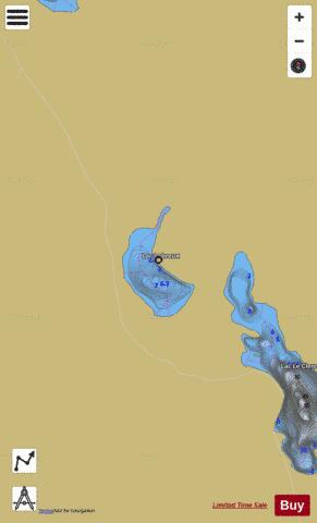 Lebreux, Lac depth contour Map - i-Boating App