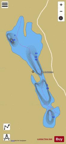 Madeleine, Lac depth contour Map - i-Boating App