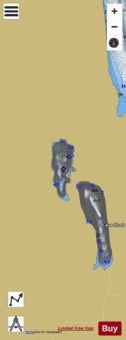Ola, Lac depth contour Map - i-Boating App