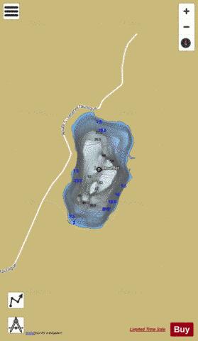 Moufflet, Lac depth contour Map - i-Boating App