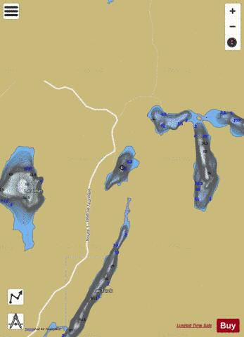 Prince, Lac depth contour Map - i-Boating App