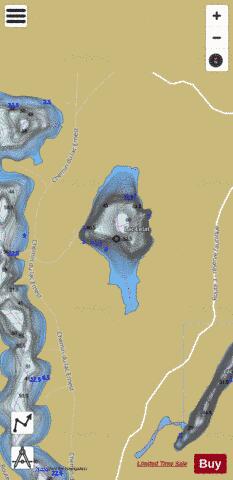 Lelat, Lac depth contour Map - i-Boating App