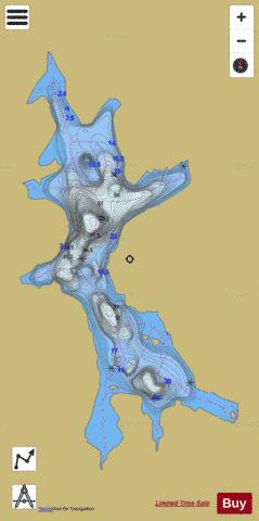 Murphy, Lac depth contour Map - i-Boating App