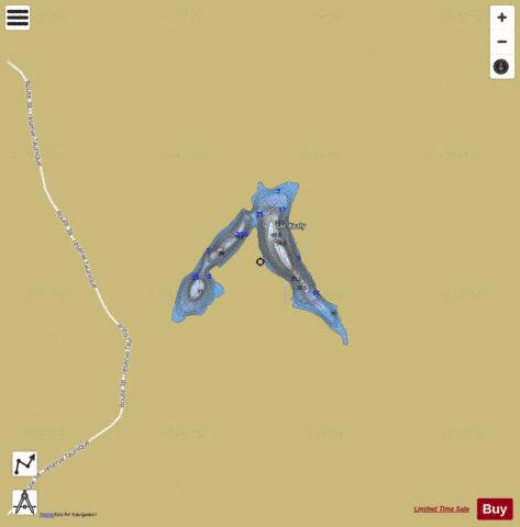 Kealy, Lac depth contour Map - i-Boating App