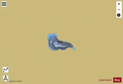 Clarence, Lac depth contour Map - i-Boating App