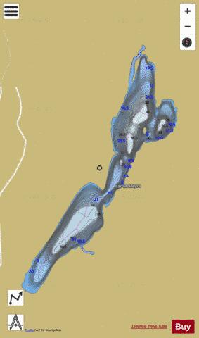 McIntyre, Lac depth contour Map - i-Boating App