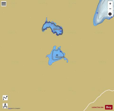 Granite, Lac du depth contour Map - i-Boating App