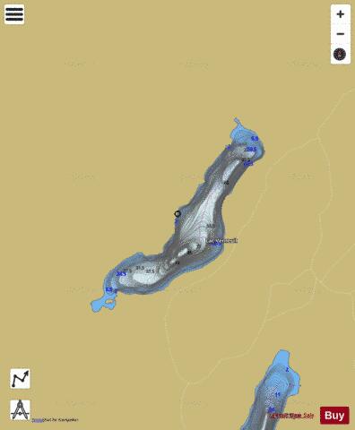 Verneuil, Lac depth contour Map - i-Boating App