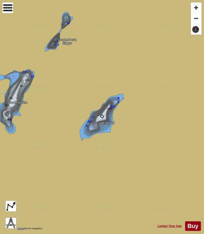 Faraud, Lac depth contour Map - i-Boating App