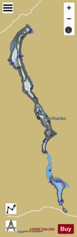 Tomasine, Lac depth contour Map - i-Boating App