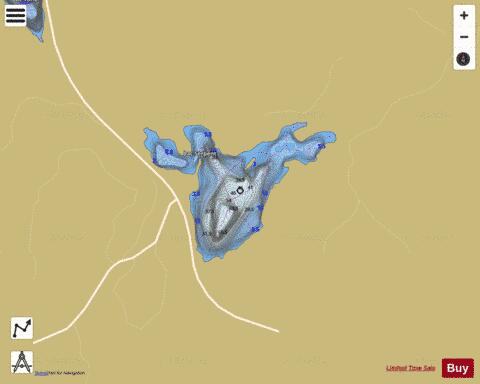 Serpent, Lac depth contour Map - i-Boating App