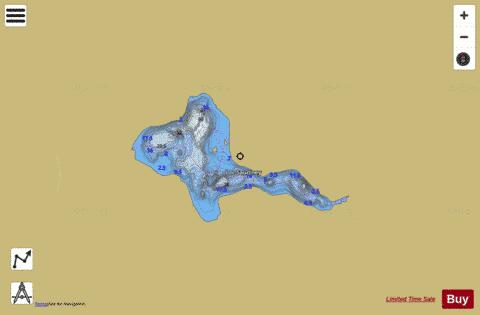 Saurtney, Lac depth contour Map - i-Boating App