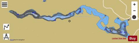 Henri-Mercier, Lac depth contour Map - i-Boating App