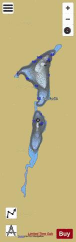 Gavitt, Lac depth contour Map - i-Boating App