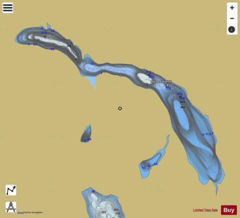 McCormick, Lac depth contour Map - i-Boating App