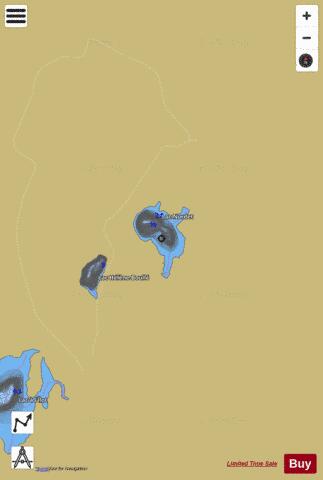 Nordet, Lac depth contour Map - i-Boating App