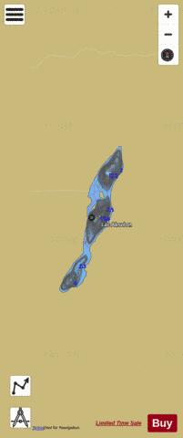 Absolon, Lac depth contour Map - i-Boating App