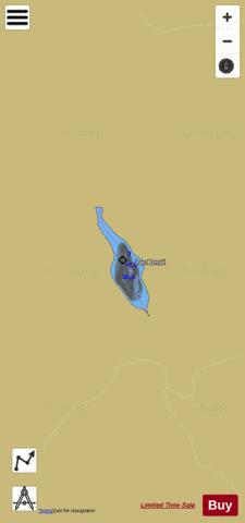 Bosse, Lac depth contour Map - i-Boating App