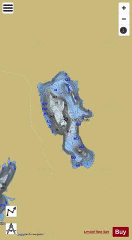 Bourassa, Lac depth contour Map - i-Boating App